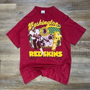 Vintage 90s Single Stitch Washington Redskins NFL T Shirt